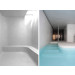 Mosaico vitreo PAS Blanco Brillo serie Unicolor 2,5x2,5 cm en mallas de 33,3x33.3 HISBALIT