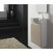 Conjunto mueble de baño VENECIA S Roble con lavabo y espejo B&K