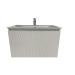 Mueble Baño Acanalado Blanco 100 cm Sanchis