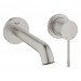 Monomando de lavabo mural Essence Supersteel M 1/2"