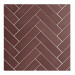 Pavimento STROMBOLI OXBLOOD 9.2x36.8cm Equipe Cerámicas