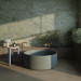 Pavimento Tandem Velasca Moka-R 60x120cm porcelánico rectificado, ambiente