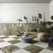 Pavimento Tandem Velasca-R Blanco 60x120cm porcelánico rectificado, ambiente