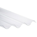 Placa Policarbonato 2,50x1,10m Onda Grande Transparente