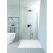 Plato de ducha antideslizante AMARIS Solidstone textura piedra Blanco 70x200CM Valvula By Marzzo