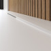 Plato de ducha antideslizante AMARIS Solidstone textura piedra Tierra 70x160CM Valvula By Marzzo