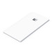 Plato de ducha antideslizante MADISON Solidstone textura piedra blanco 80X160x3CM