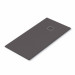Plato de ducha Evol Solidstone Tierra textura piedra de resina mineral 190x70 cm