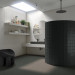 Revestimiento Cuark-R Blanco 32X99cm rectificado ambiente