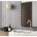 Revestimiento COSTA NOVA Grey Gloss 5x20cm Equipe Cerámicas