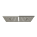 Rociador ducha cuadrado 30x30 cm acabado Mirror Steel R3090/238 Gessi