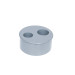 Tapón PVC reductor doble Macho-Hembra 125/50/40 Gris