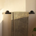 Toallero barra Architect S+ Negro Cepillado 45cm de Cosmic