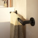 Toallero barra Architect S+ Negro Cepillado 45cm de Cosmic