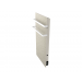 Radiador eléctrico toallero de diseño Avant wifi rectangular vertical 1300w Pizarra nieve
