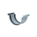 Unión Perfil para Canalón Circular doble Voluta PVC 125mm, Gris
