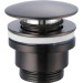 Válvula Click-Clack en Black Gun Metal para lavabo y bide