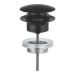 Válvula de desagüe con Push-Open negro mate, GROHE 1024642430