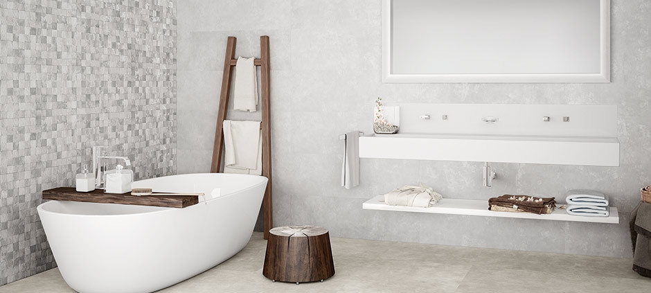 Revestimiento CASA CHIC blanco mate 31x98cm rectificado