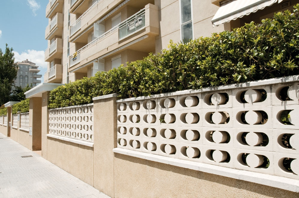 Celosía SOL 6x20x40cm Blanco